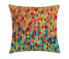 Triangles Fractal Aztec Pillow Cover