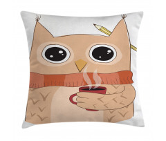 Animal Coffee Student Pillow Cover