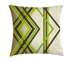 Trippy Diamond Shapes Pillow Cover