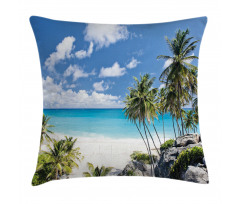 Barbados Beach Ocean Pillow Cover
