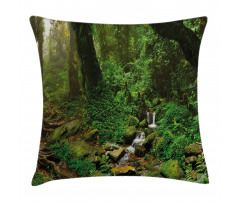 Rainforest Trees Nepal Pillow Cover