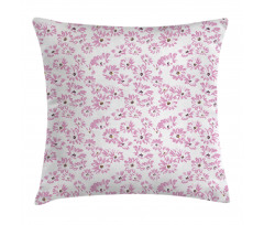 Romantic Florals Petals Pillow Cover