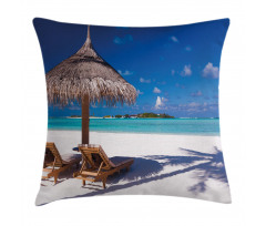 Island Caribbean Sealife Pillow Cover