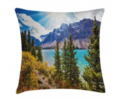 Canadian Glacial Lake Pillow Cover