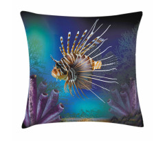 Bubble Fish and Plants Pillow Cover