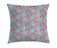 Oriental Spring Flowers Pillow Cover