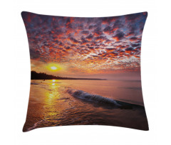 Dawn at Beach Seaside Pillow Cover