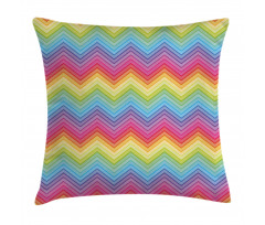 Colorful Vivid Chevron Pillow Cover