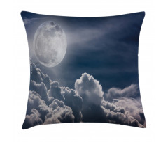 Celestial Photo Full Moon Pillow Cover