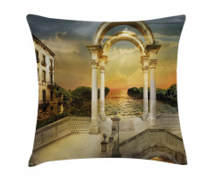 Surreal Bridge Gateway Pillow Cover