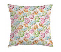 Delicious Donuts Pillow Cover