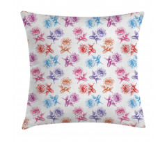Romantic Blossoming Nature Pillow Cover