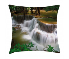 Waterfall in Thailand Pillow Cover