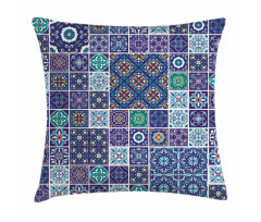 Traditional Mosaic Tile Pillow Cover