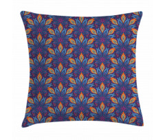 Vibrant Floral Ornate Pillow Cover