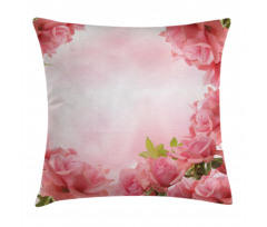 Romantic Roses Bridal Pillow Cover