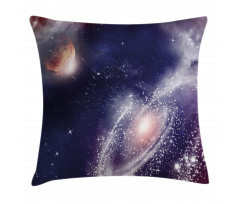 Nebula Planet Cosmic Pillow Cover
