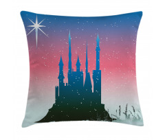 Medieval Castle Stars Pillow Cover