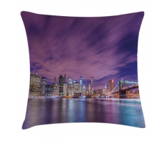 New York City Landmarks Pillow Cover