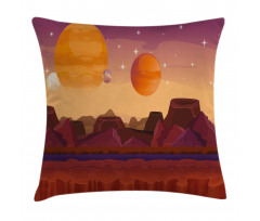 Planetary Graphic Pillow Cover