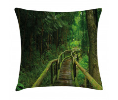 Rainforest in Thailand Pillow Cover
