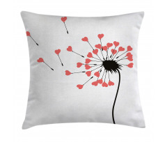 Dandelion Petals Buds Pillow Cover
