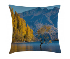 Sunken Tree Lake Rural Pillow Cover