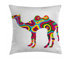 Abstract Camel Pillow Cover