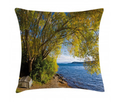 Boat Under the Tree Pillow Cover