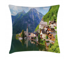 Alps Village Small Town Pillow Cover