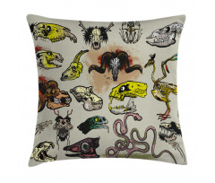 Skeleton Gothic Pillow Cover