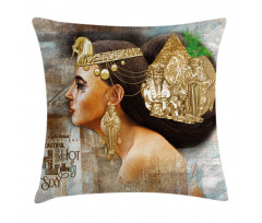 Queen Cleopatra Pillow Cover