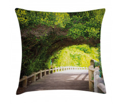 Nature Boardwalk Archway Pillow Cover
