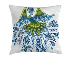 Abstract Bird Pillow Cover