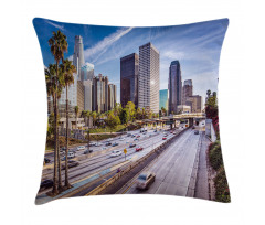 Downtown Los Angeles USA Pillow Cover