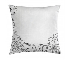 Botanical Sketchy Bouquet Pillow Cover