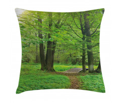 Summer Trees Tranquil Pillow Cover