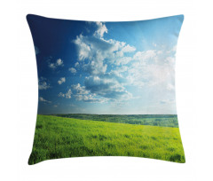 Meadow Valley Cloud Sun Pillow Cover