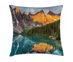Moraine Lake Canadian Pillow Cover