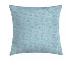 Art Style with Swirls Pillow Cover