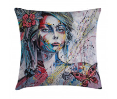 Fantasy Portrait of a Girl Pillow Cover