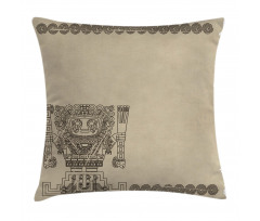 Mayan Relic Pillow Cover