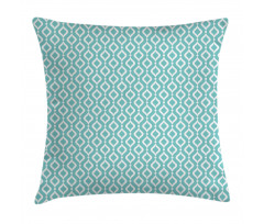 Oval Shapes Dots Pillow Cover