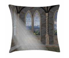 Crepuscular Rays Palace Pillow Cover