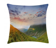 Sunrise Mottled Clouds Pillow Cover