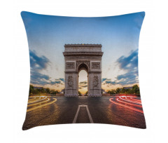 Famous Champs Elysees Pillow Cover
