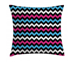 Zigzag Colorful Twisty Pillow Cover