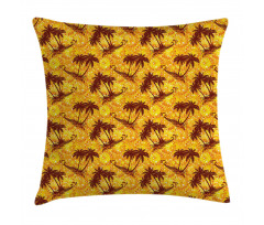 Ocean Island Palms Pillow Cover
