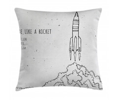 Dream Space Lover Words Pillow Cover