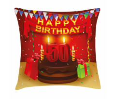Chocolate Cake Pillow Cover